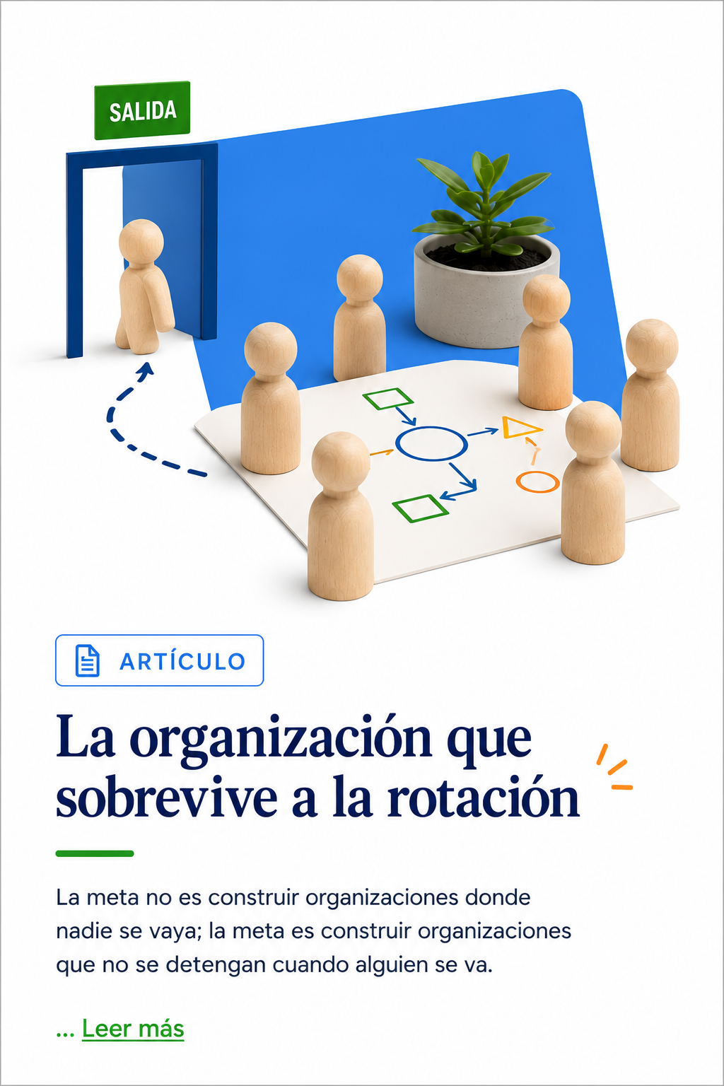 La organización que sobrevive a la rotación