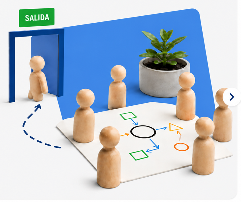 La organización que sobrevive a la rotación